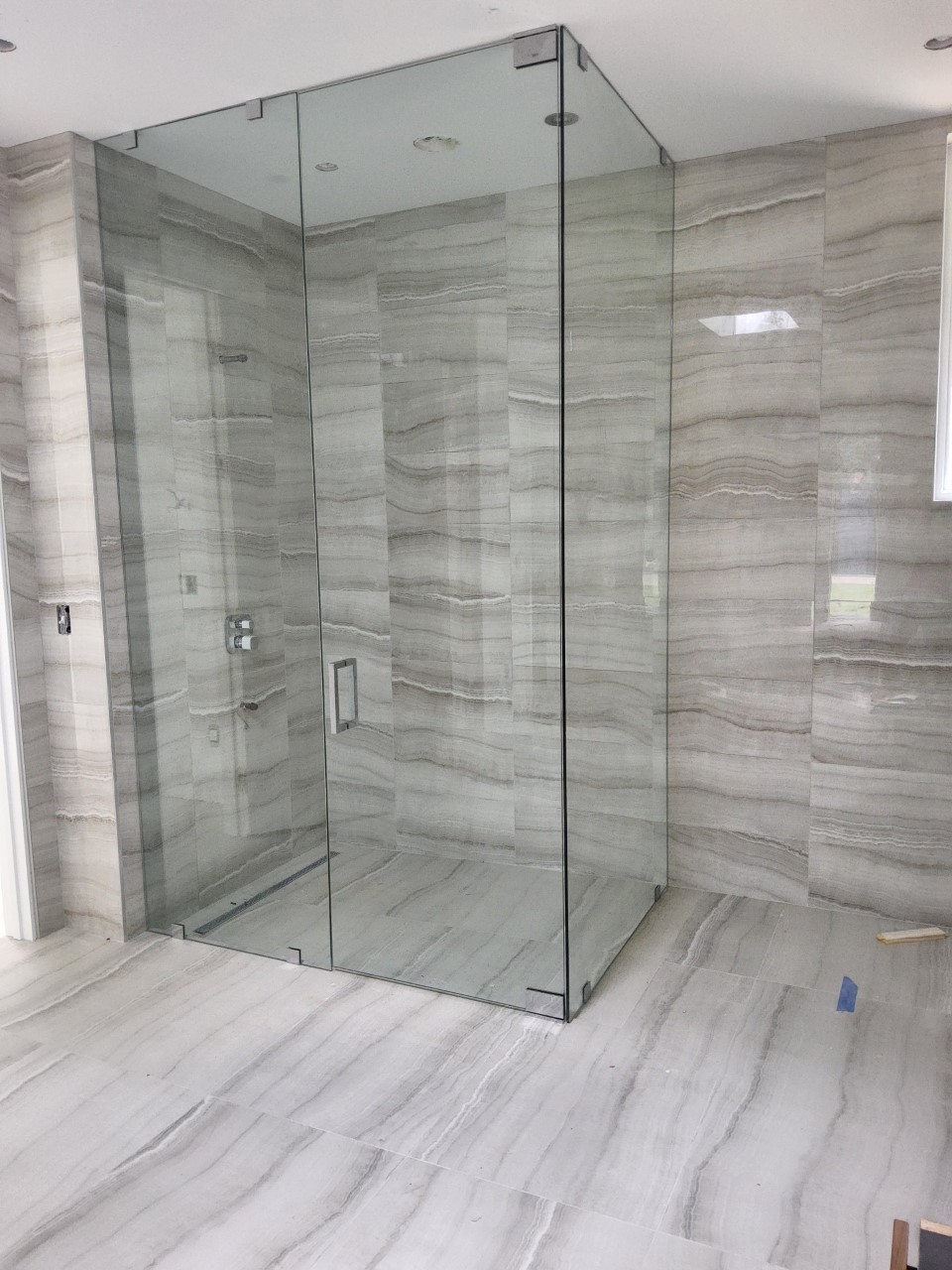 Shower With Glass Doors